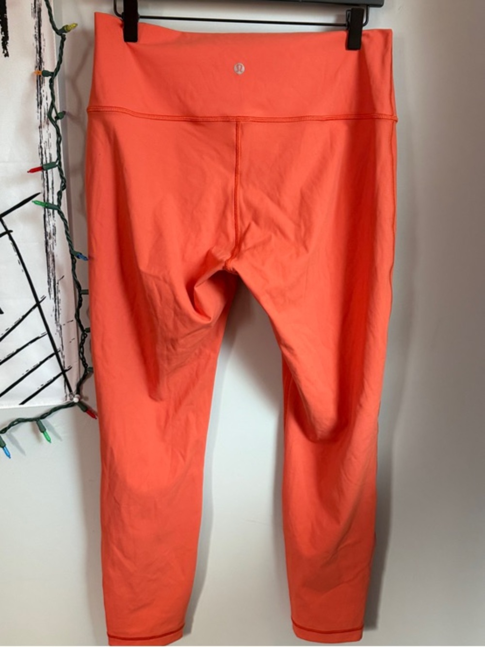 lululemon athletica women’s Coral-Orange High Waist Leggings